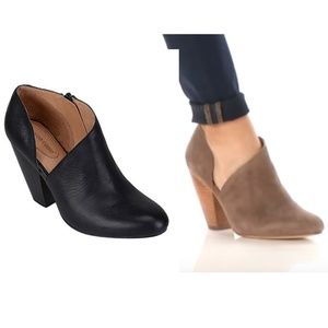 Corso Como Yonkers black bootie heel cutout 6.5